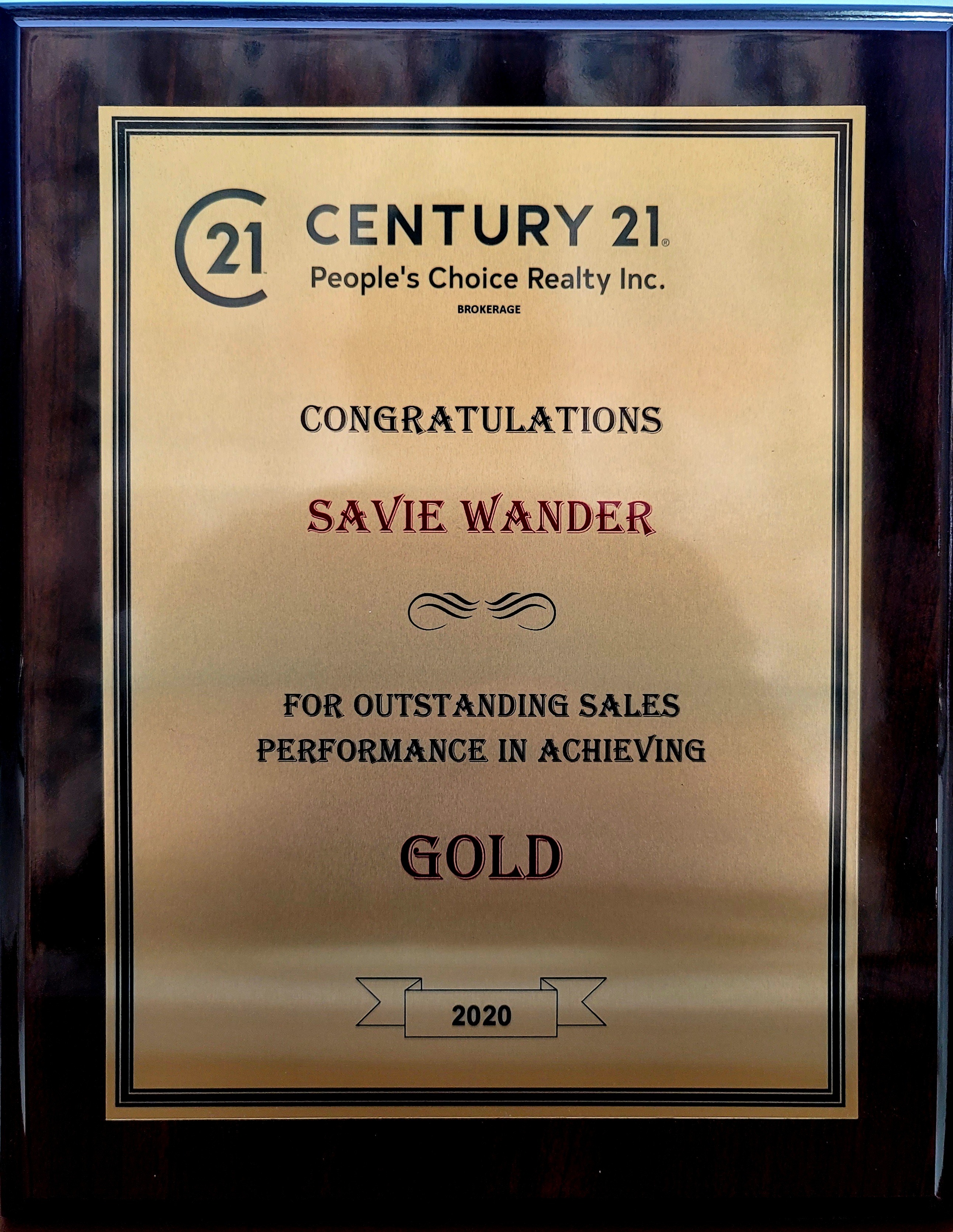 Outstanding Achievement - Award of Excellence (Q4 2018)